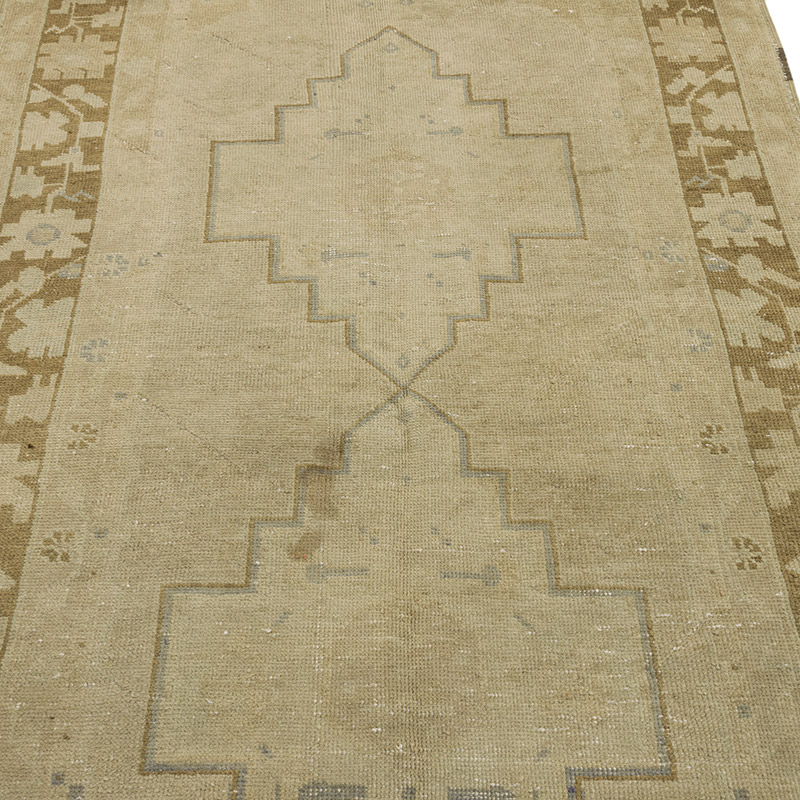 Vintage Turkish Hand-Knotted Rug - 4'  x 8' 11" (48" x 107") - K0087854