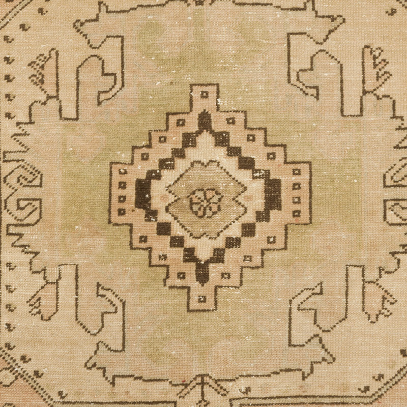 Vintage Turkish Hand-Knotted Rug - 3' 6" x 7' 3" (42" x 87") - K0087855
