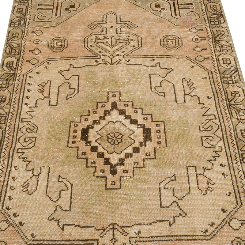 Vintage Turkish Hand-Knotted Rug - 3' 6" x 7' 3" (42" x 87") - K0087855