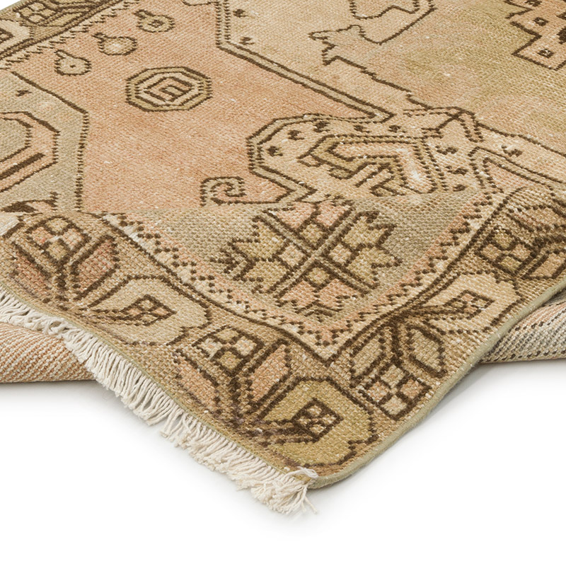 Vintage Turkish Hand-Knotted Rug - 3' 6" x 7' 3" (42" x 87") - K0087855