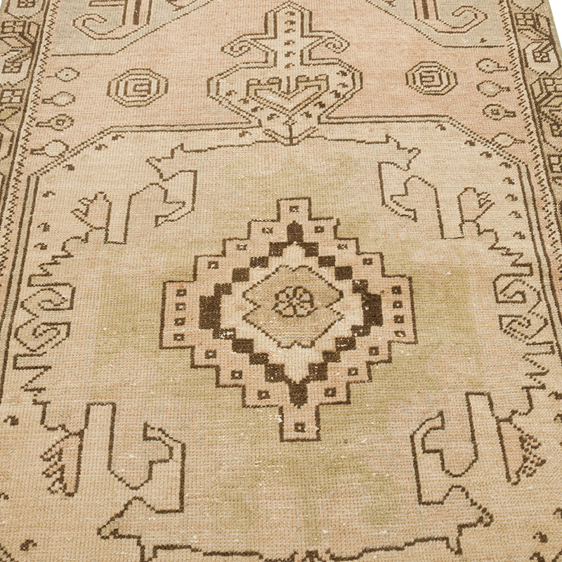 Vintage Turkish Hand-Knotted Rug - 3' 6" x 7' 3" (42" x 87") - K0087855