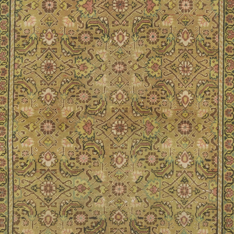 Vintage Turkish Hand-Knotted Rug - 3' 3" x 6' 4" (39" x 76") - K0087863