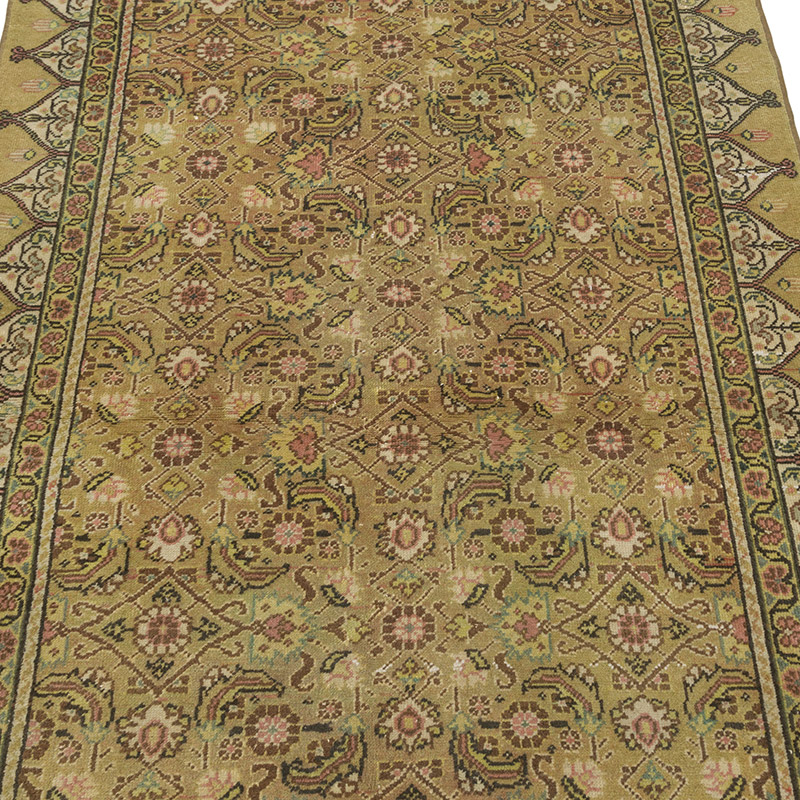 Vintage Turkish Hand-Knotted Rug - 3' 3" x 6' 4" (39" x 76") - K0087863