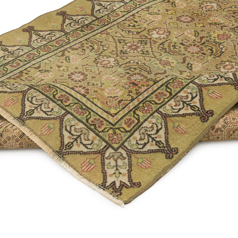 Vintage Turkish Hand-Knotted Rug - 3' 3" x 6' 4" (39" x 76") - K0087863