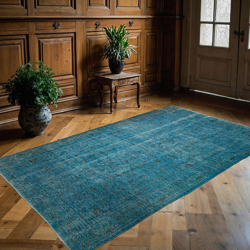 Boyali El Dokuma Vintage Hali - 146 cm x 237 cm - K0087864