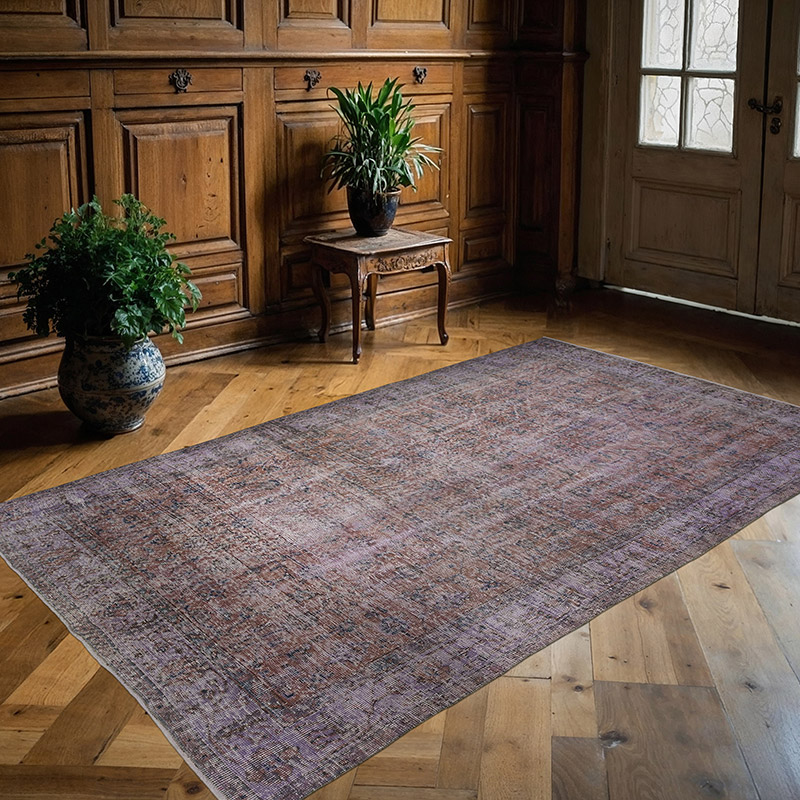 Boyali El Dokuma Vintage Hali - 162 cm x 262 cm - K0087869