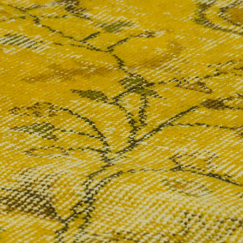 Over-dyed Vintage Hand-Knotted Turkish Rug - 5' 9" x 8' 6" (69" x 102") - K0087870