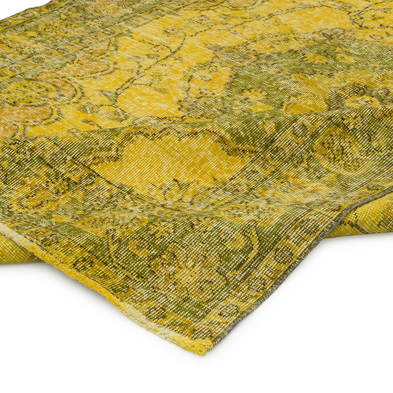 Over-dyed Vintage Hand-Knotted Turkish Rug - 5' 9" x 8' 6" (69" x 102") - K0087870