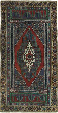 El Dokuma Vintage Hali - 97 cm x 186 cm
