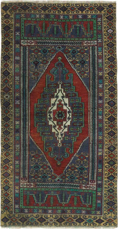 El Dokuma Vintage Hali - 97 cm x 186 cm