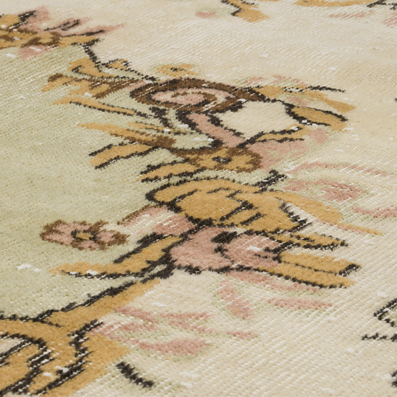 Vintage Turkish Hand-Knotted Rug - 6' 4" x 9' 6" (76" x 114") - K0087874