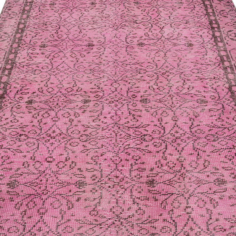 Boyalı El Dokuma Vintage Halı - 143 cm x 255 cm - K0087882