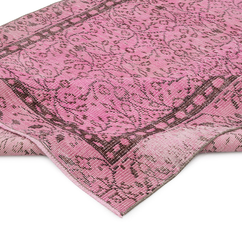 Boyalı El Dokuma Vintage Halı - 143 cm x 255 cm - K0087882
