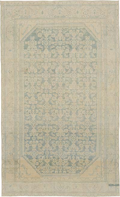Vintage Turkish Hand-Knotted Rug - 6' 11" x 11' 2" (83" x 134")