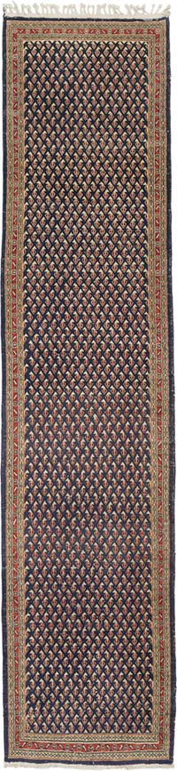 Vintage Oriental Hand-Knotted Runner