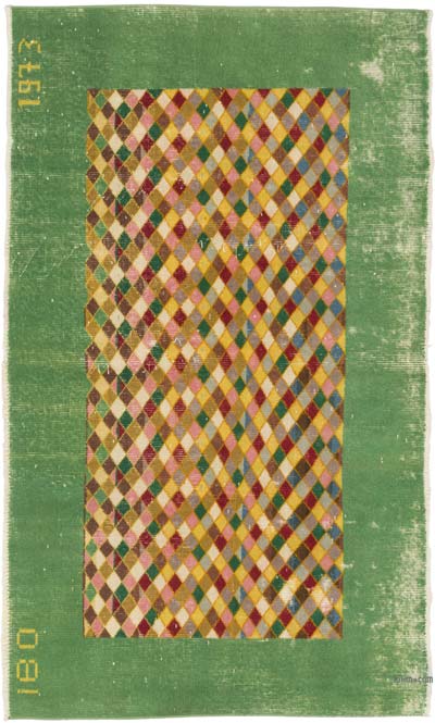 El Dokuma Vintage Hali - 105 cm x 180 cm