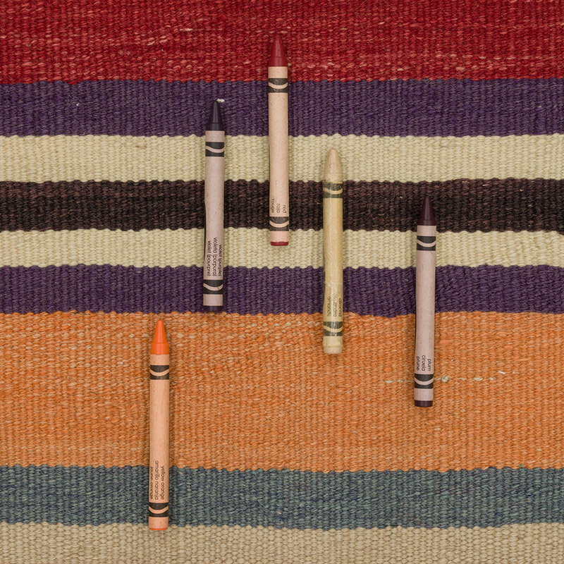 Vintage Konya Kilim Rug - 4' 6" x 7' 4" (54" x 88") - K0087894