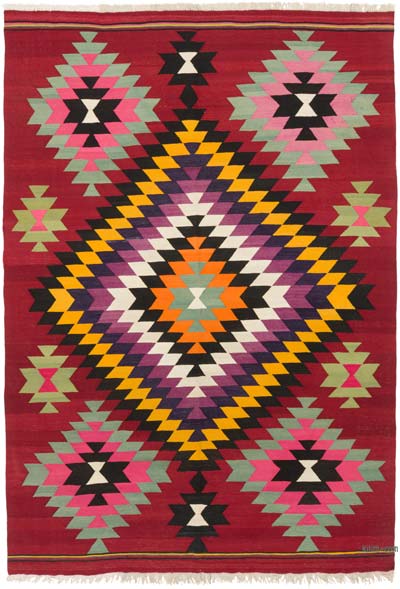 Alfombra Vintage Afyon Kilim - 172 cm x 250 cm