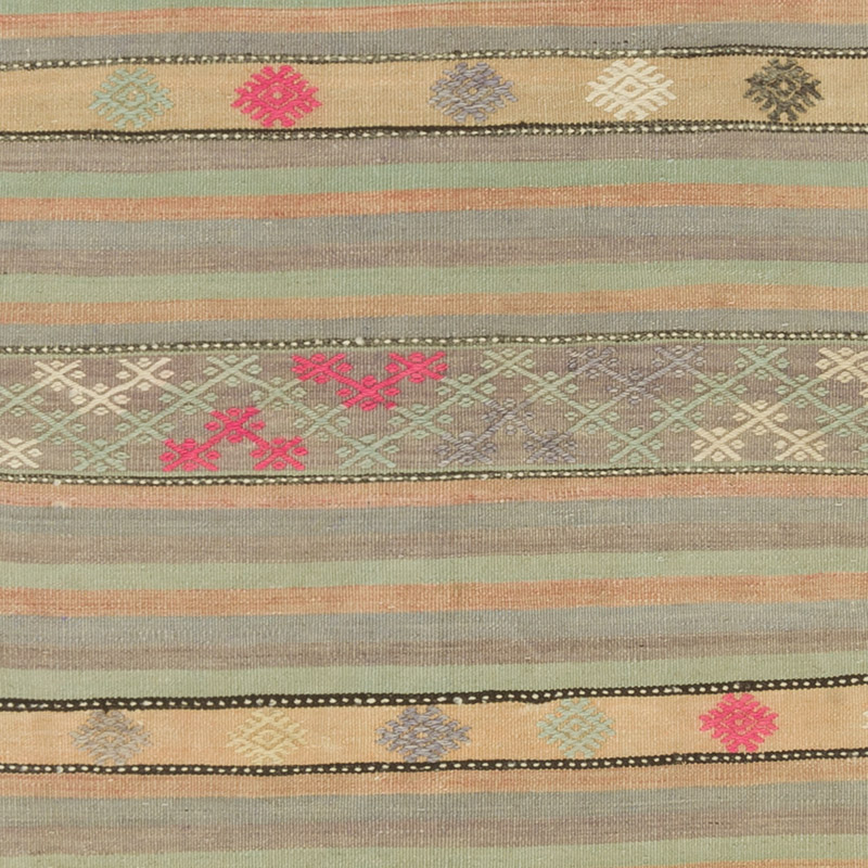 Vintage Manisa Kilim Yolluk - 90 cm x 322 cm - K0087898