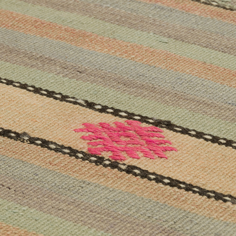 Vintage Manisa Kilim Yolluk - 90 cm x 322 cm - K0087898