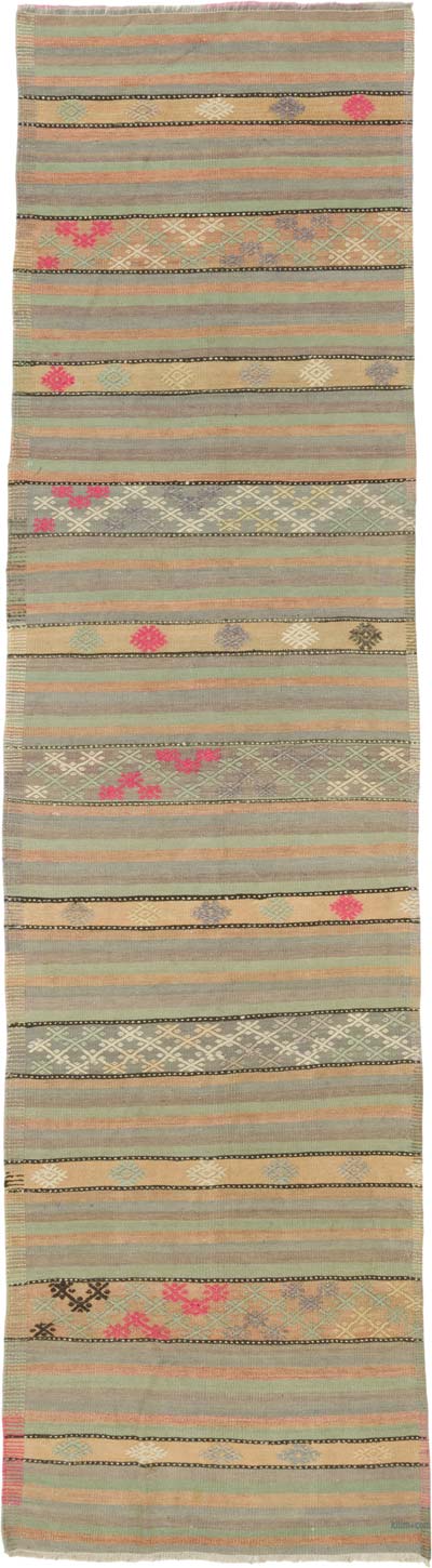 Corredor Vintage Manisa Kilim - 90 cm x 322 cm