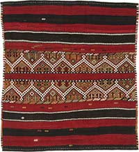 Vintage Malatya Kilimi - 142 cm x 155 cm