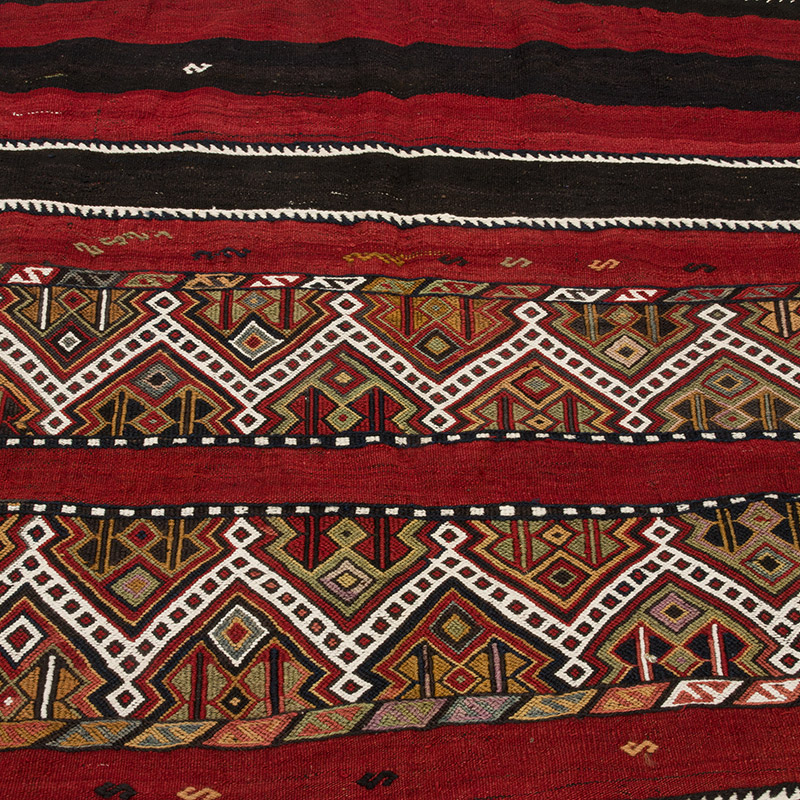 Alfombra Vintage Malatya Kilim - 142 cm x 155 cm - K0087901