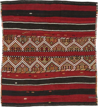 Vintage Malatya Kilimi - 142 cm x 155 cm