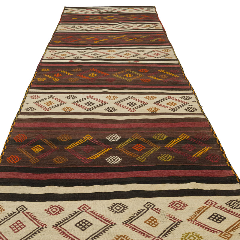 Alfombra Vintage Malatya Kilim - 116 cm x 399 cm - K0087905