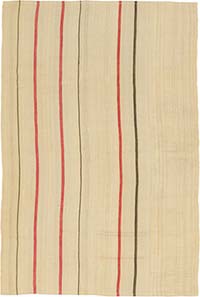 Vintage Anatolian Kilim Rug - 4' 11" x 7' 3" (59" x 87")