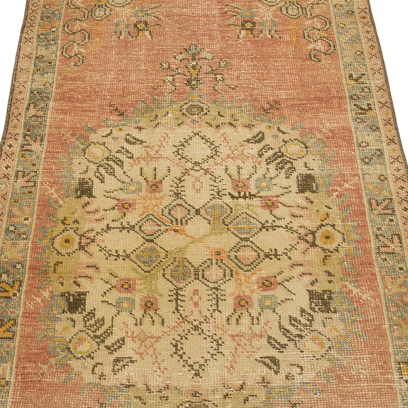 El Dokuma Vintage Halı - 90 cm x 177 cm - K0087921