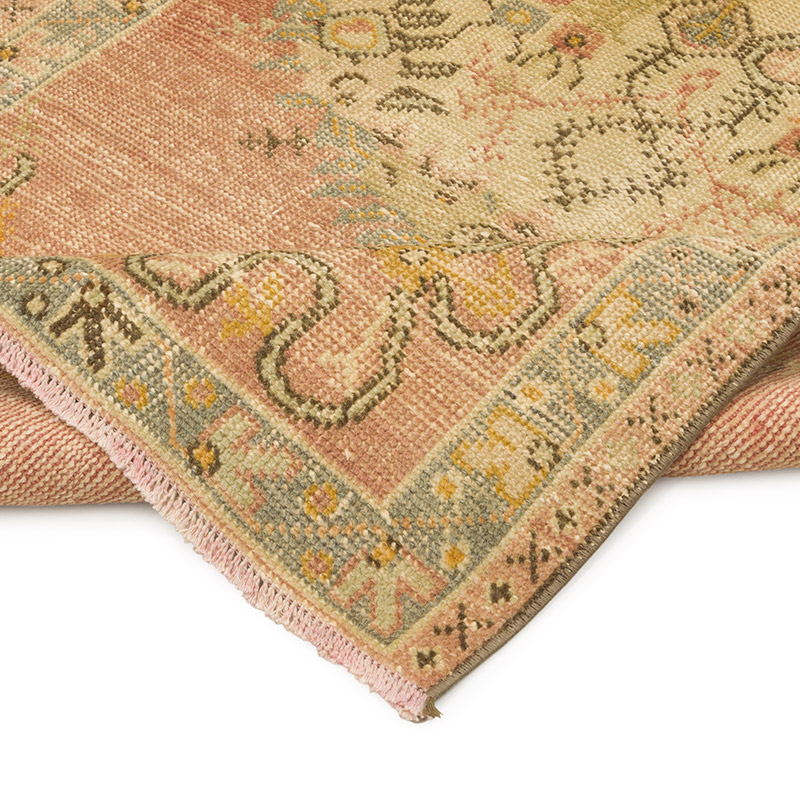 El Dokuma Vintage Halı - 90 cm x 177 cm - K0087921