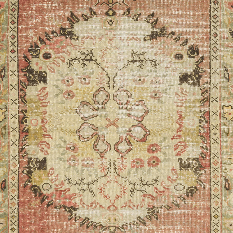 El Dokuma Vintage Halı - 103 cm x 196 cm - K0087923