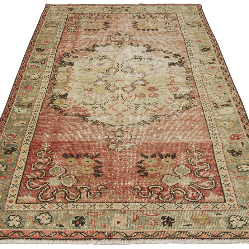 El Dokuma Vintage Halı - 103 cm x 196 cm - K0087923