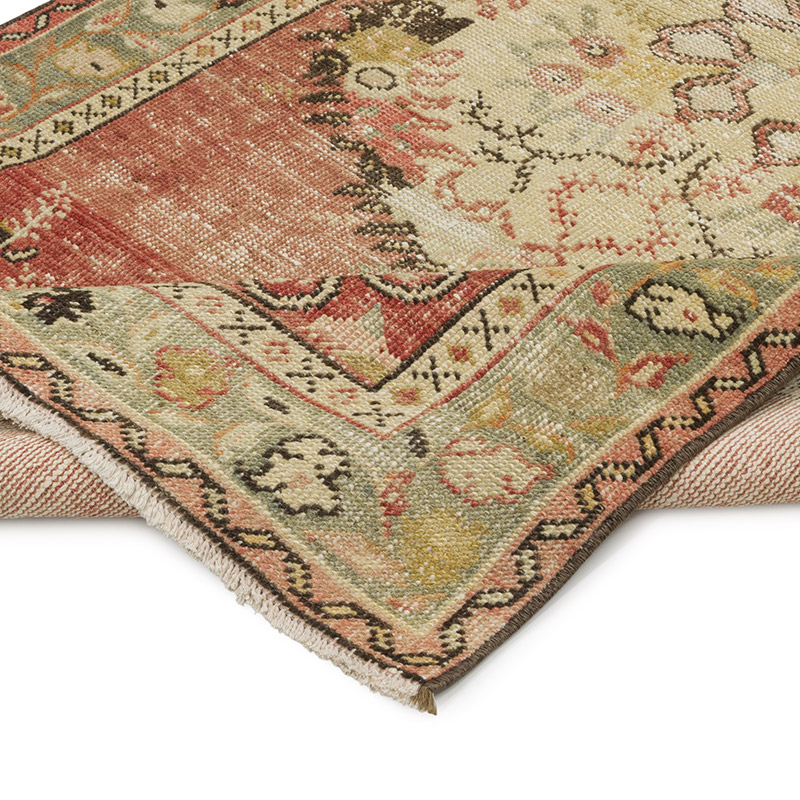El Dokuma Vintage Halı - 103 cm x 196 cm - K0087923
