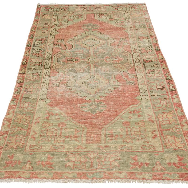 El Dokuma Vintage Halı - 84 cm x 156 cm - K0087924