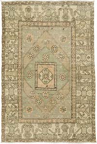 El Dokuma Vintage Halı - 175 cm x 258 cm