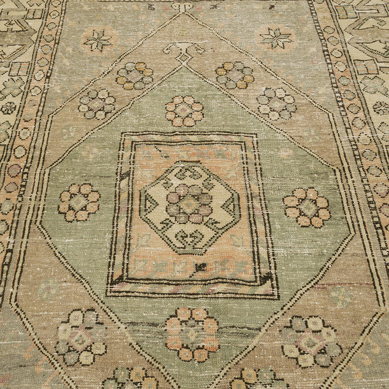 Alfombra Vintage Turca Anudada a Mano - 175 cm x 258 cm - K0087925