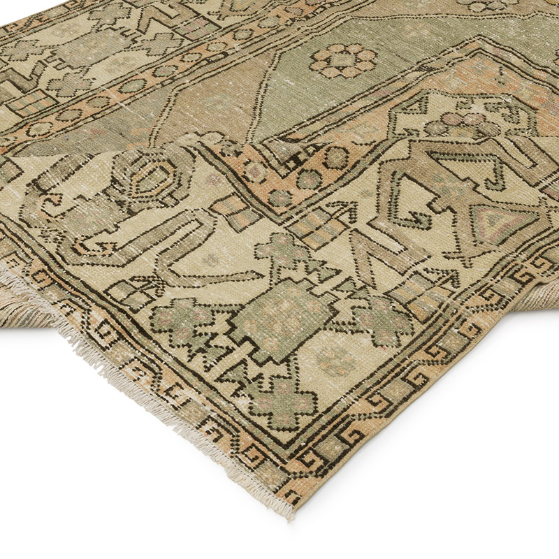 Alfombra Vintage Turca Anudada a Mano - 175 cm x 258 cm - K0087925