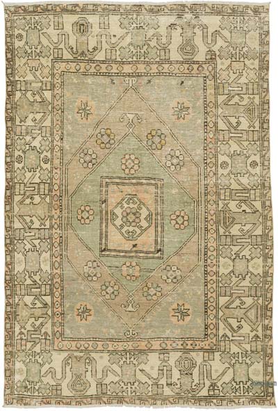 El Dokuma Vintage Halı - 175 cm x 258 cm