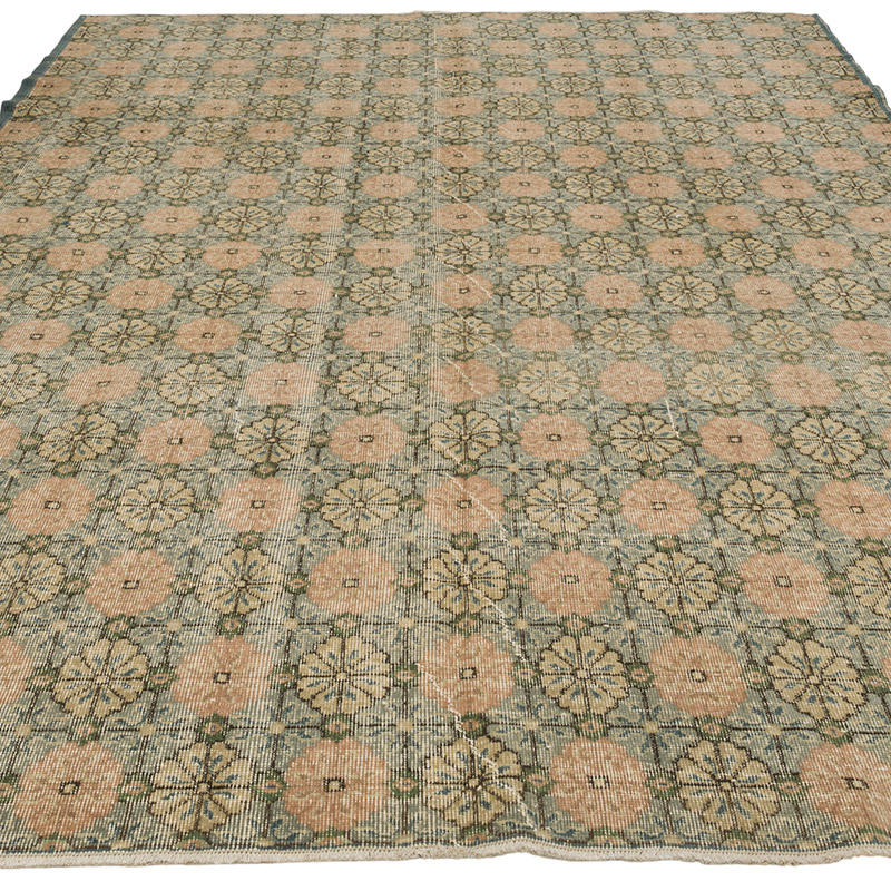 El Dokuma Vintage Halı - 204 cm x 291 cm - K0087931