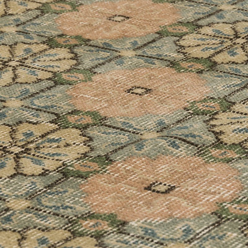 El Dokuma Vintage Halı - 204 cm x 291 cm - K0087931