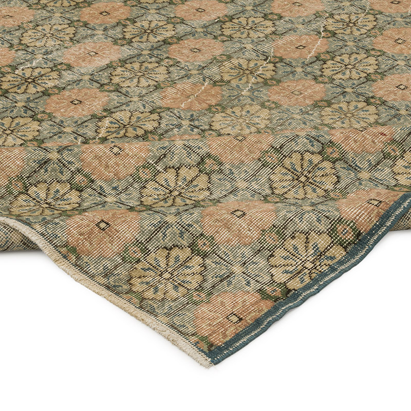 El Dokuma Vintage Halı - 204 cm x 291 cm - K0087931