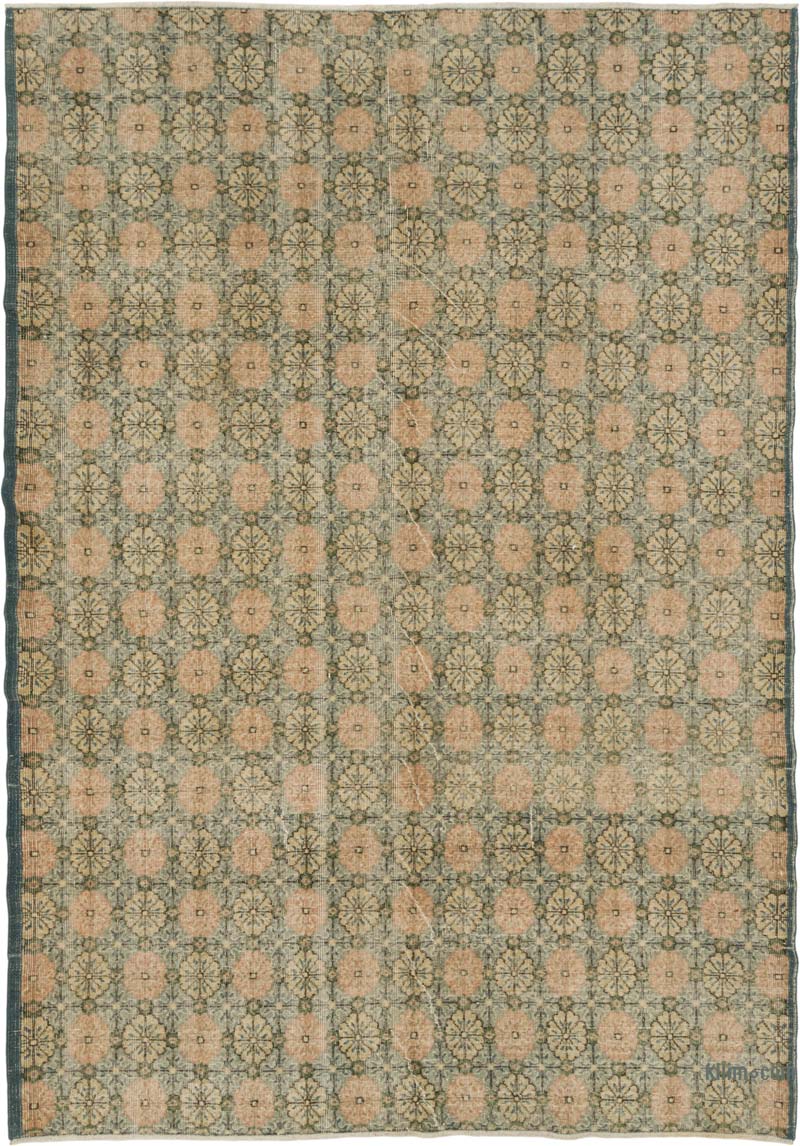 El Dokuma Vintage Halı - 204 cm x 291 cm - K0087931