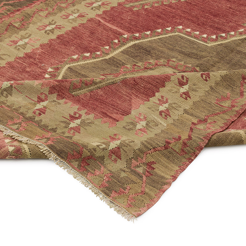 Vintage Turkish Kilim Rug - 9' 11" x 14' 2" (119" x 170") - K0087932