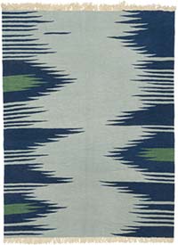 New Handwoven Turkish Kilim Rug - 6' 1" x 8'  (73" x 96")