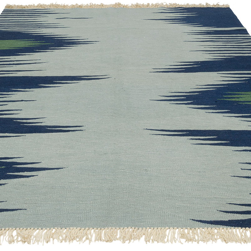 New Handwoven Turkish Kilim Rug - 6' 1" x 8'  (73" x 96") - K0087937