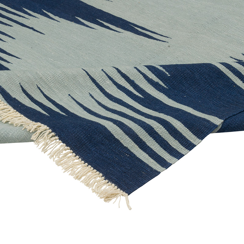 New Handwoven Turkish Kilim Rug - 6' 1" x 8'  (73" x 96") - K0087937