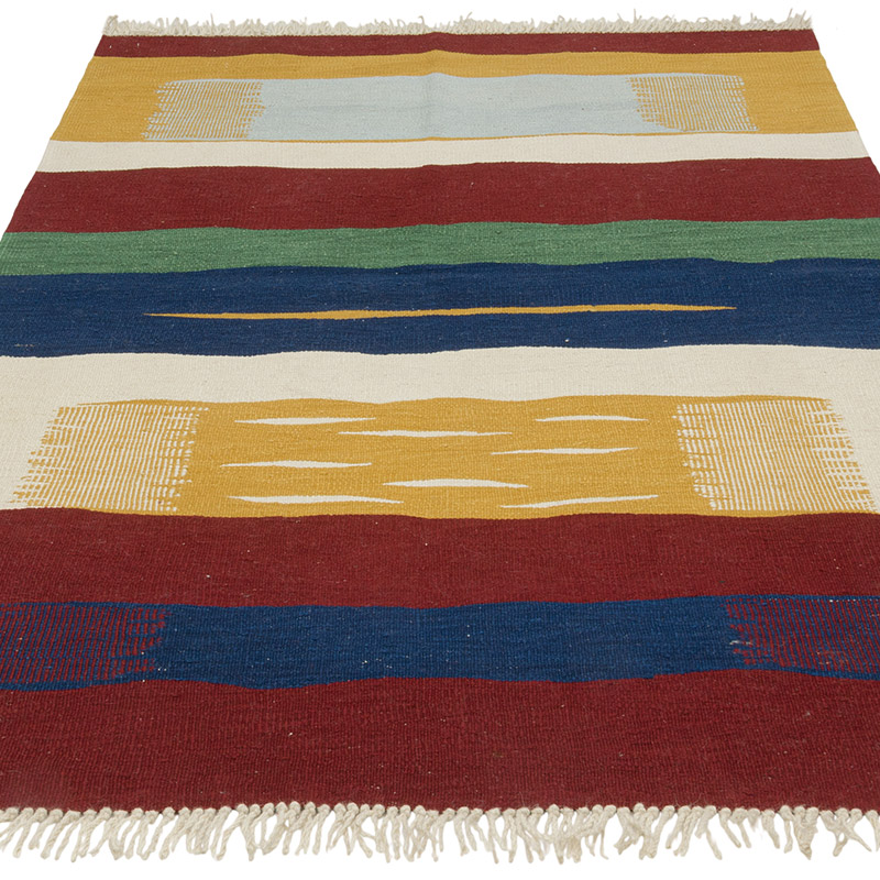 Nueva Alfombra Turca Kilim - 122 cm x 190 cm - K0087940