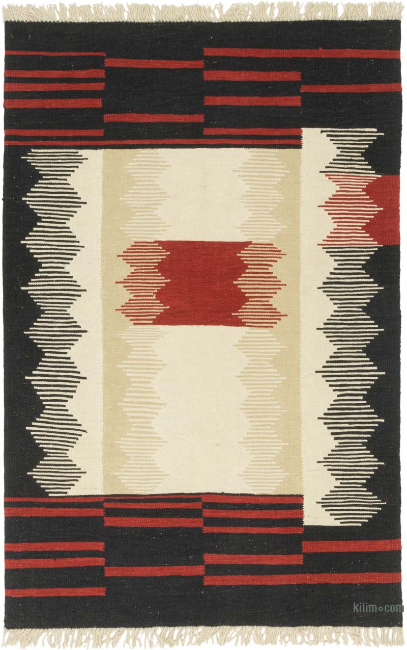 Nueva Alfombra Turca Kilim - 123 cm x 188 cm - K0087942
